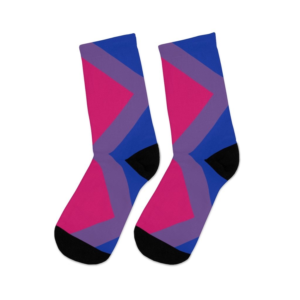 Geometric Bisexual Socks - On Trend Shirts