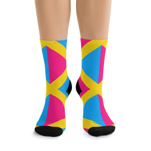 Geometric Pansexual Socks - On Trend Shirts