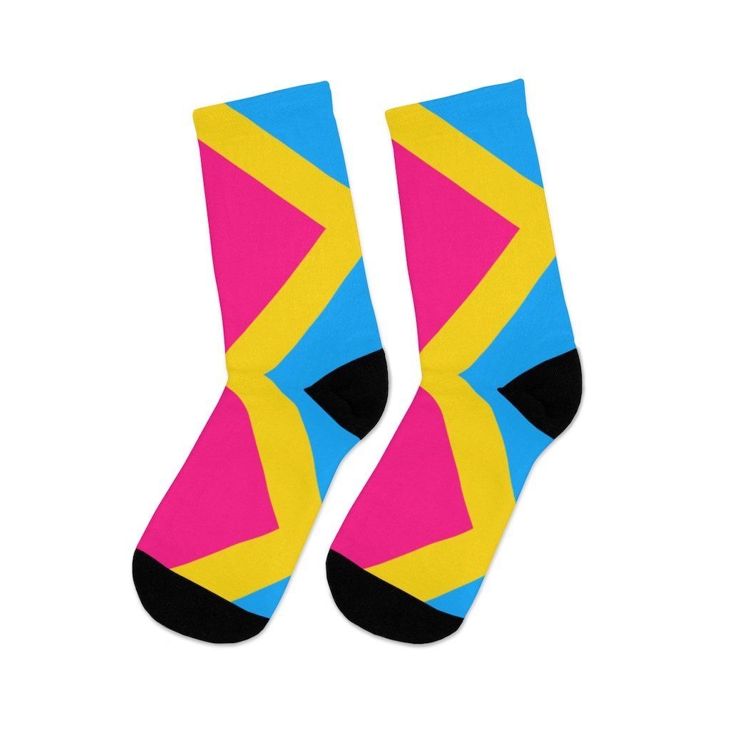 Geometric Pansexual Socks - On Trend Shirts