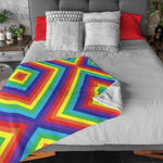 Geometric Rainbow Blanket - On Trend Shirts
