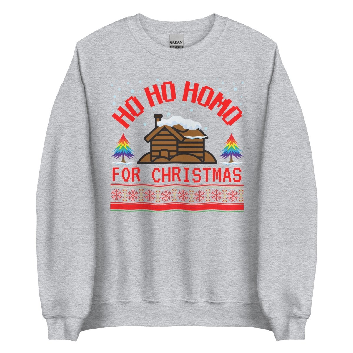 Ho Ho Homo for Christmas Sweatshirt - On Trend Shirts