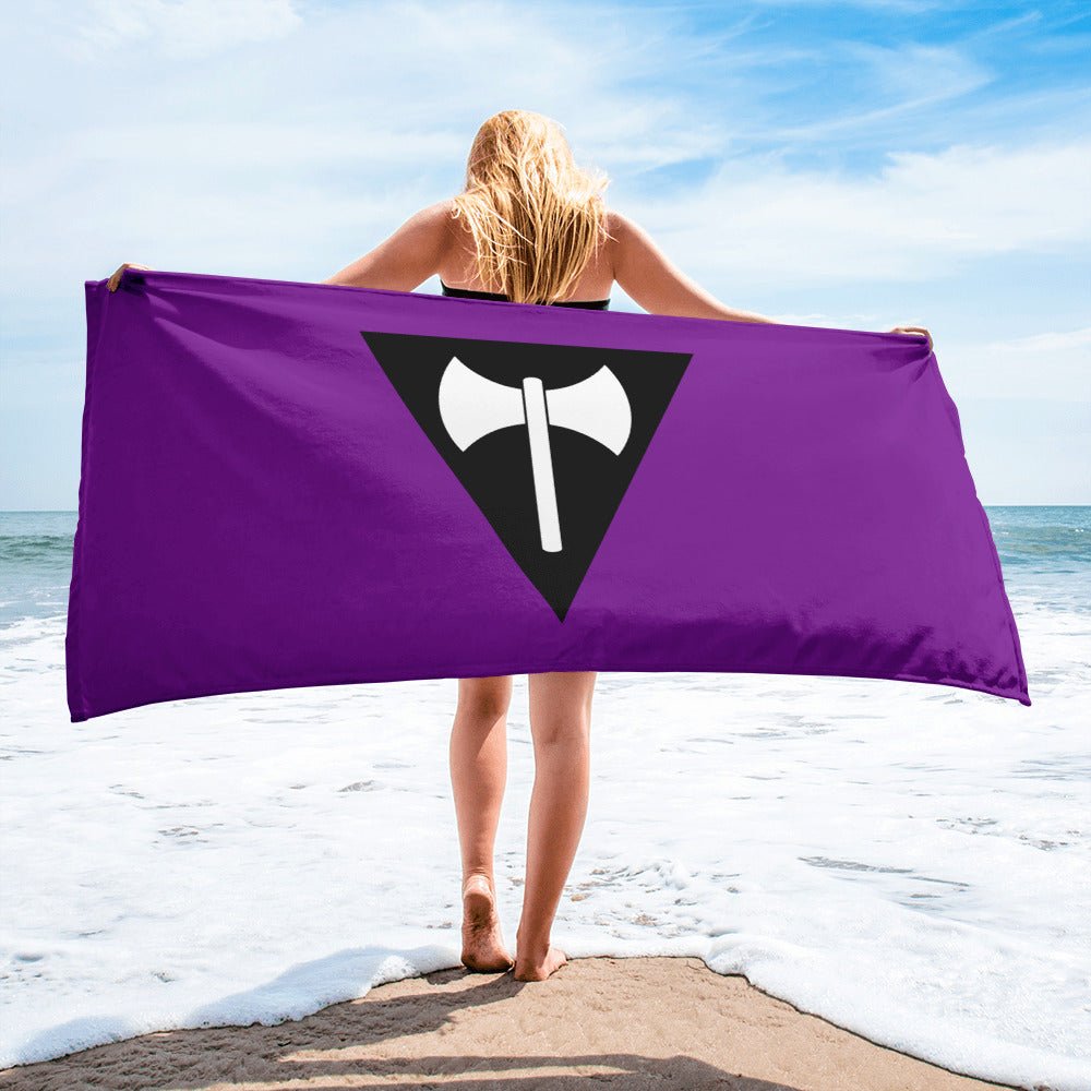 Labrys Flag Beach Towel - On Trend Shirts