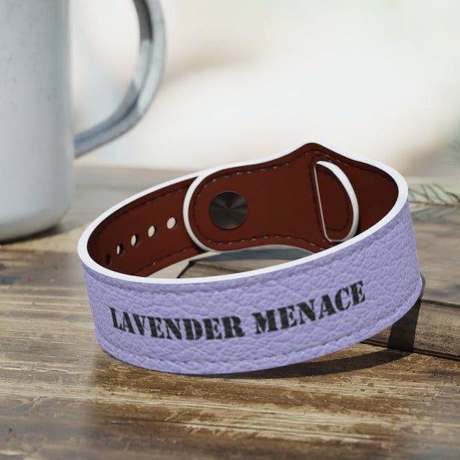 Lavender Menace Wristband - On Trend Shirts