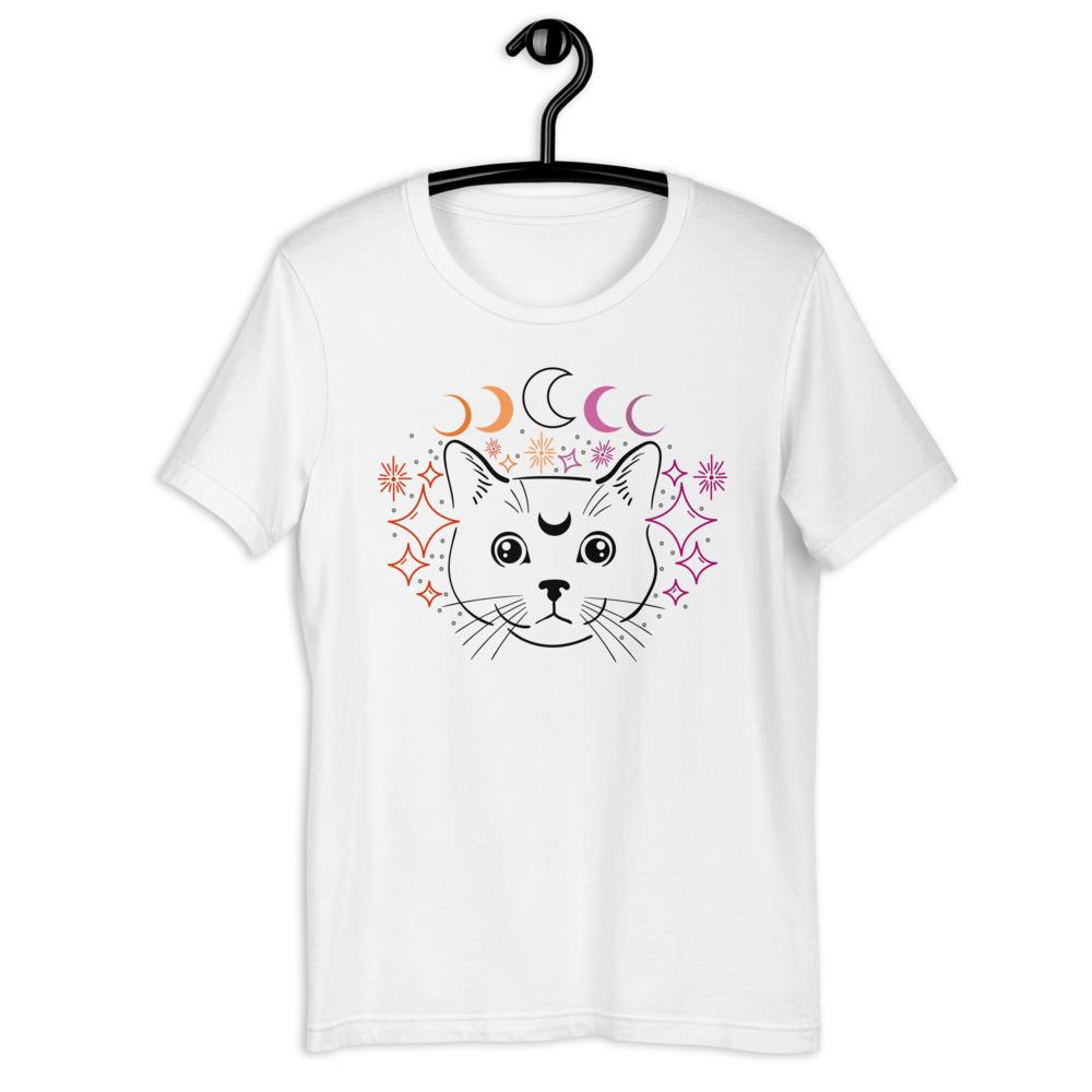 Lesbian Celestial Cat Shirt - On Trend Shirts