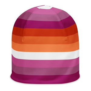 Lesbian Flag Beanie - On Trend Shirts