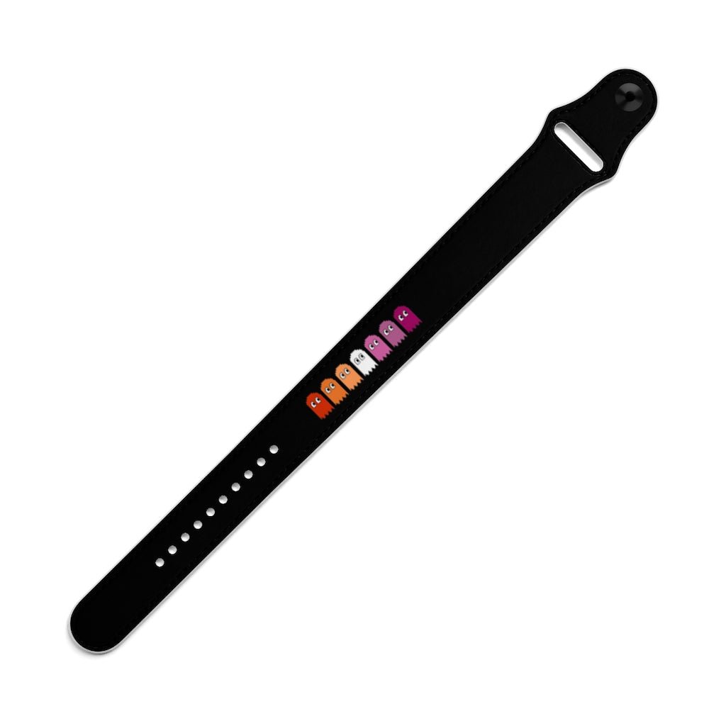Lesbian Flag Ghosts Wristband - On Trend Shirts
