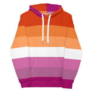 Lesbian Flag Hoodie - On Trend Shirts