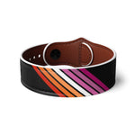 Lesbian Flag Stripes Wristband - On Trend Shirts