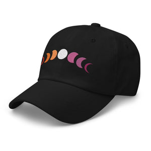 Lesbian Moon Phases Dad Hat - On Trend Shirts
