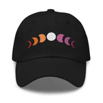 Lesbian Moon Phases Dad Hat - On Trend Shirts