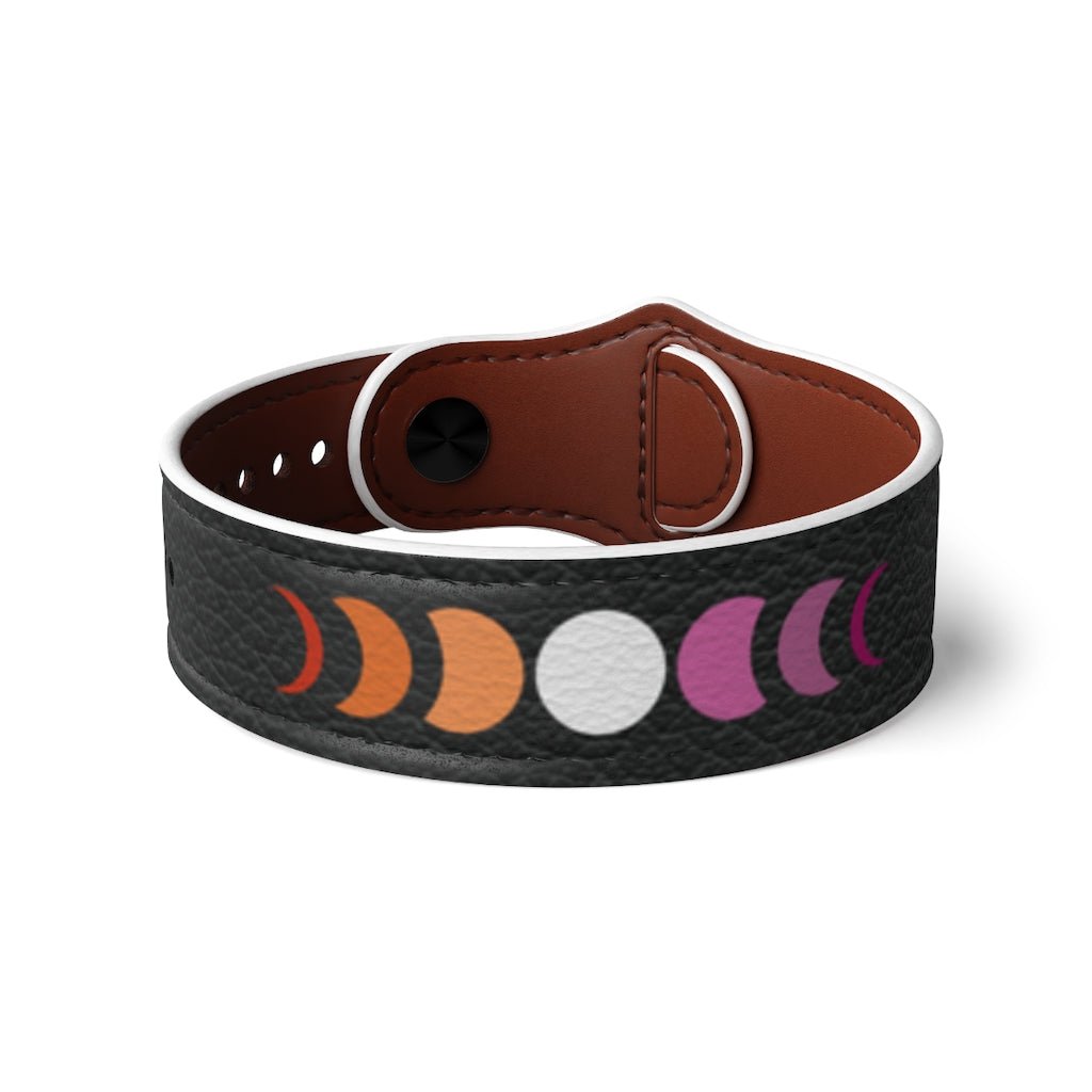 Lesbian Moon Phases Wristband - On Trend Shirts