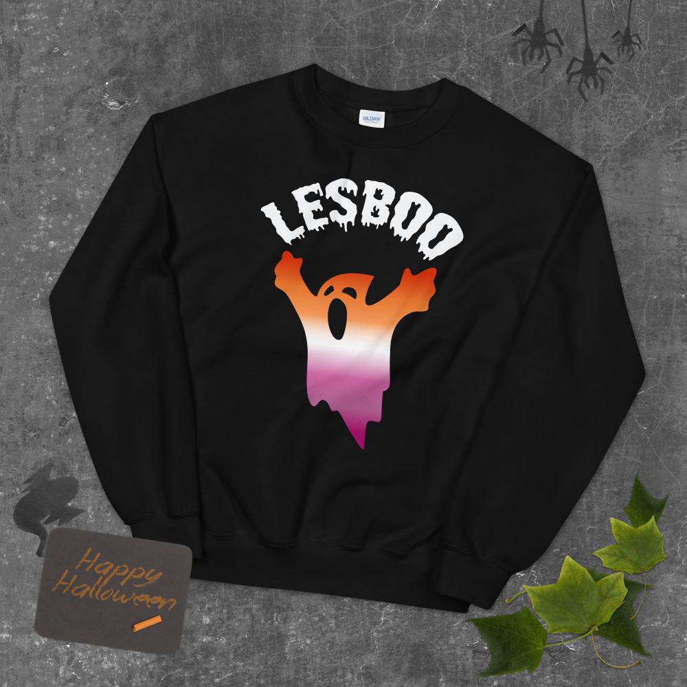 Lesboo Lesbian Ghost Sweatshirt - On Trend Shirts