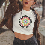 Love is at the Center Cropped Tee - On Trend Shirts