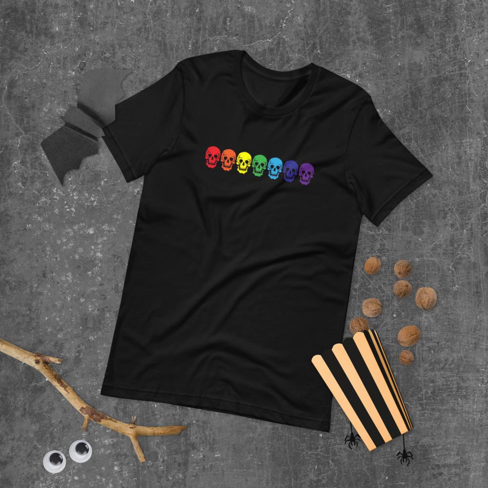 Minimalist Rainbow Skulls Shirt - On Trend Shirts