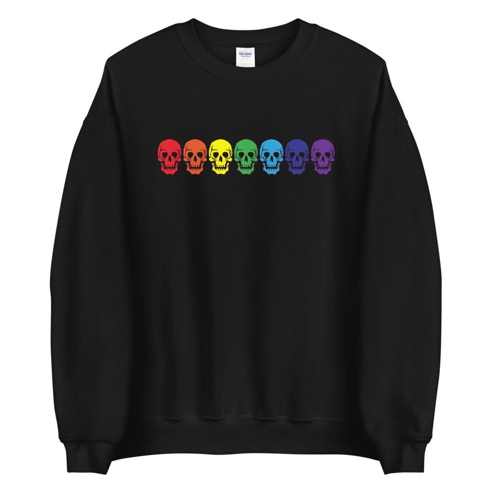Minimalist Rainbow Skulls Sweatshirt - On Trend Shirts