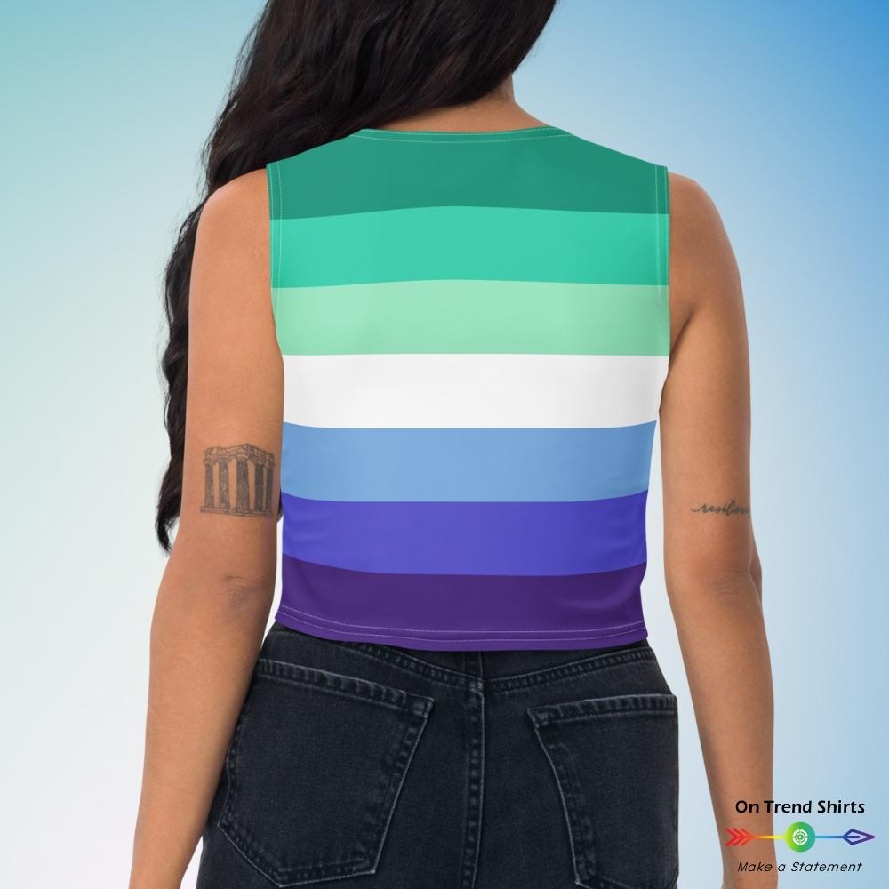 MLM Flag Crop Top - On Trend Shirts