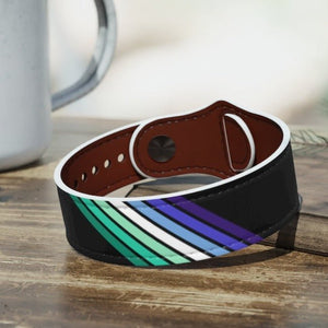 MLM Flag Stripes Wristband - On Trend Shirts