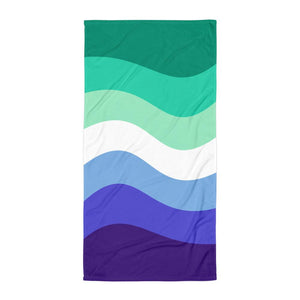 MLM Flag Wave Beach Towel - On Trend Shirts