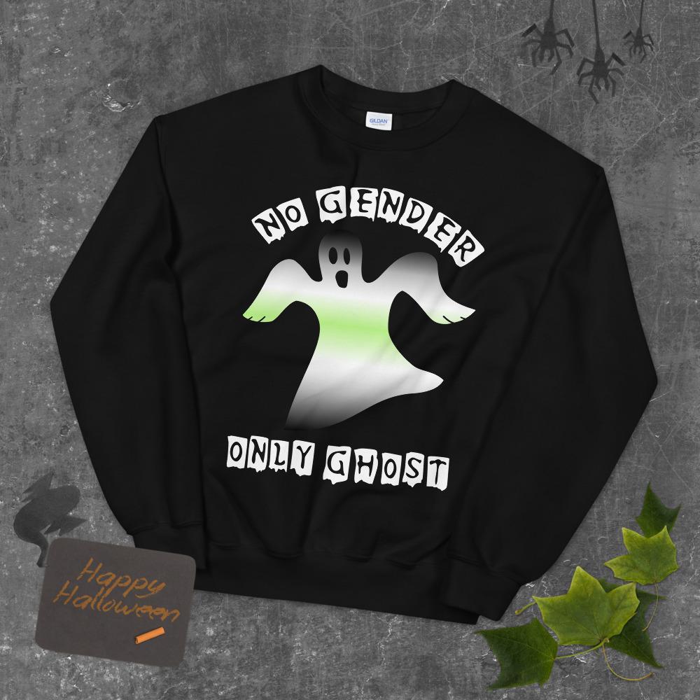 No Gender only Ghost Agender Sweatshirt - On Trend Shirts