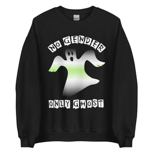 No Gender only Ghost Agender Sweatshirt - On Trend Shirts