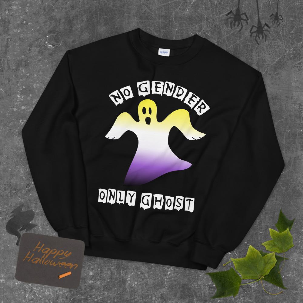 No Gender only Ghost Non-Binary Sweatshirt - On Trend Shirts