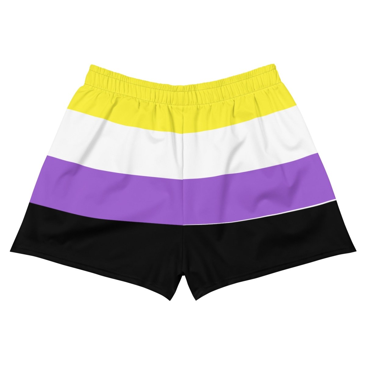 Non-Binary Flag Athletic Shorts - On Trend Shirts