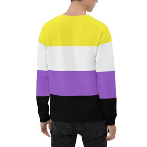 Non-Binary Flag Sweatshirt - On Trend Shirts