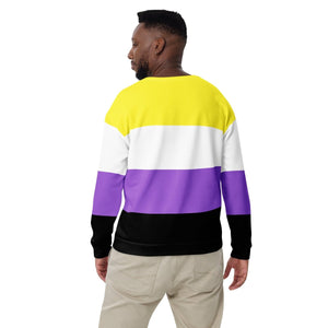 Non-Binary Flag Sweatshirt - On Trend Shirts