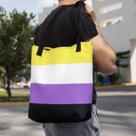 Non-Binary Flag Tote Bag - On Trend Shirts
