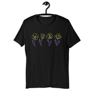 Non-Binary Flower Shirt - On Trend Shirts
