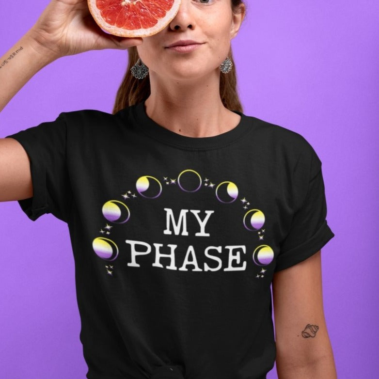 Non-Binary Moon Phase Shirt - On Trend Shirts
