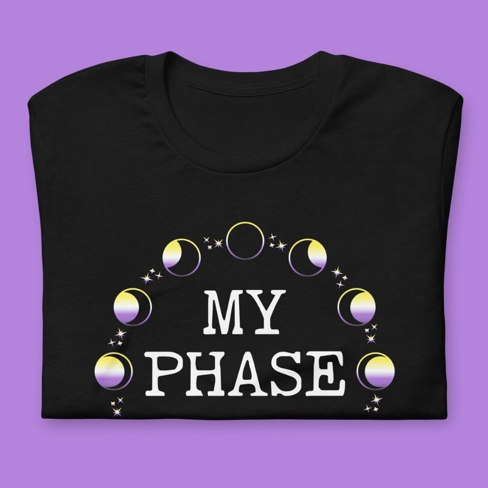 Non-Binary Moon Phase Shirt - On Trend Shirts