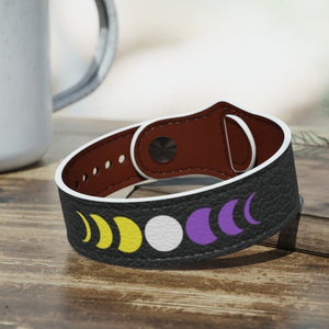 Non-Binary Moon Phases Wristband - On Trend Shirts