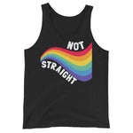 Not Straight Retro Pride Flag Tank Top - On Trend Shirts