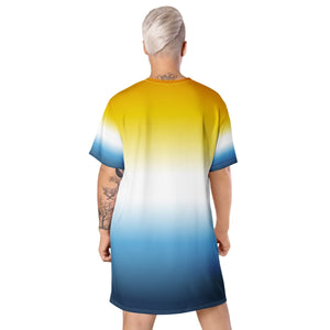 Ombré AroAce Sunset Flag Dress - On Trend Shirts