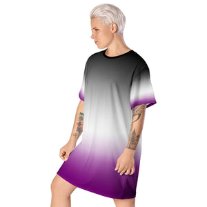 Ombré Asexual Flag Dress - On Trend Shirts