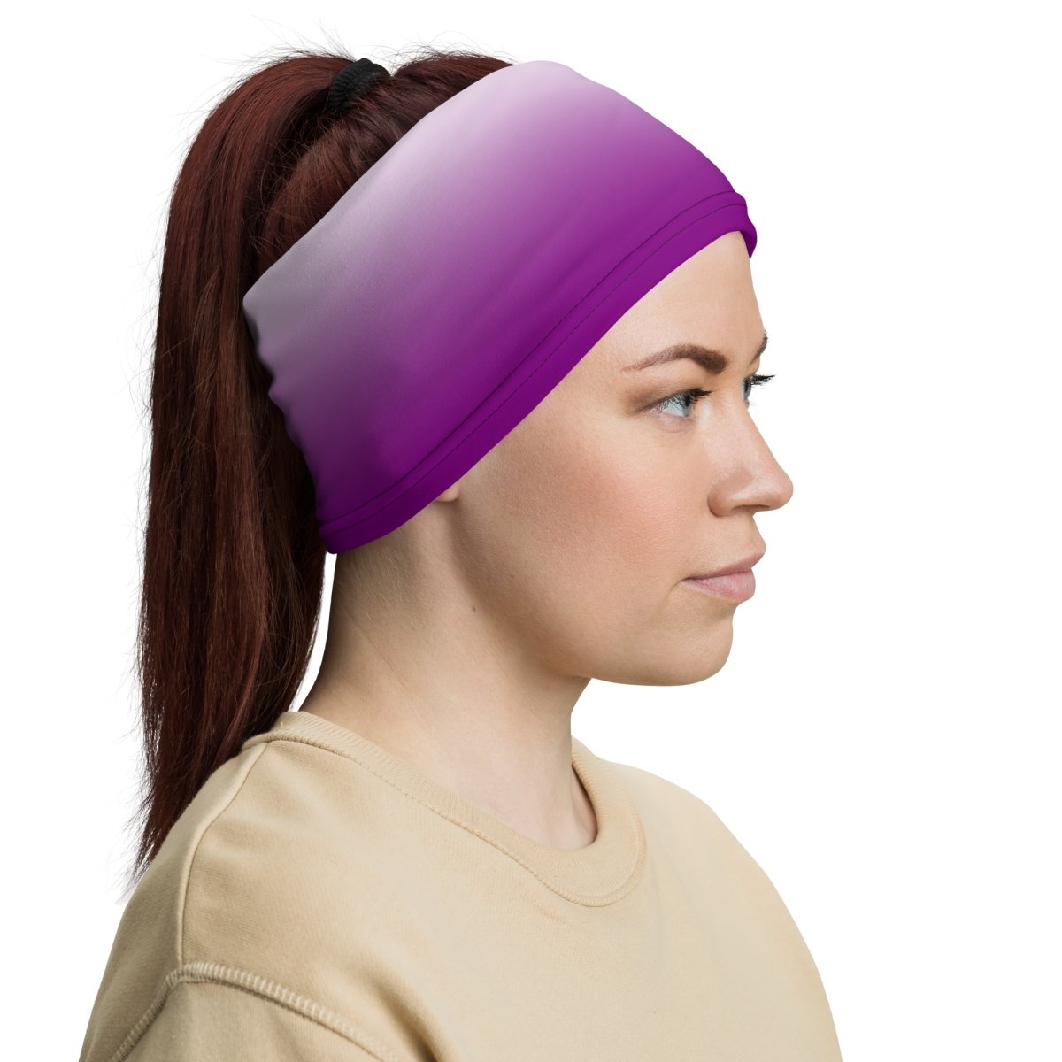 Ombré Asexual Flag Neck Gaiter - On Trend Shirts