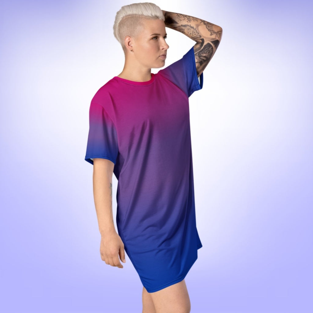 Ombré Bisexual Flag Dress - On Trend Shirts