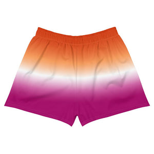 Ombré Community Lesbian Flag Shorts - On Trend Shirts