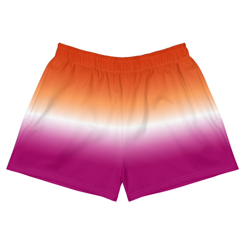 Ombré Community Lesbian Flag Shorts - On Trend Shirts