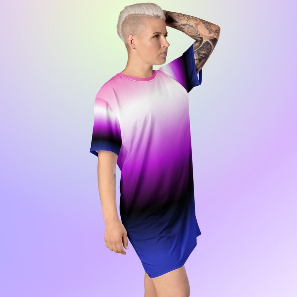 Ombré Genderfluid Flag Dress - On Trend Shirts