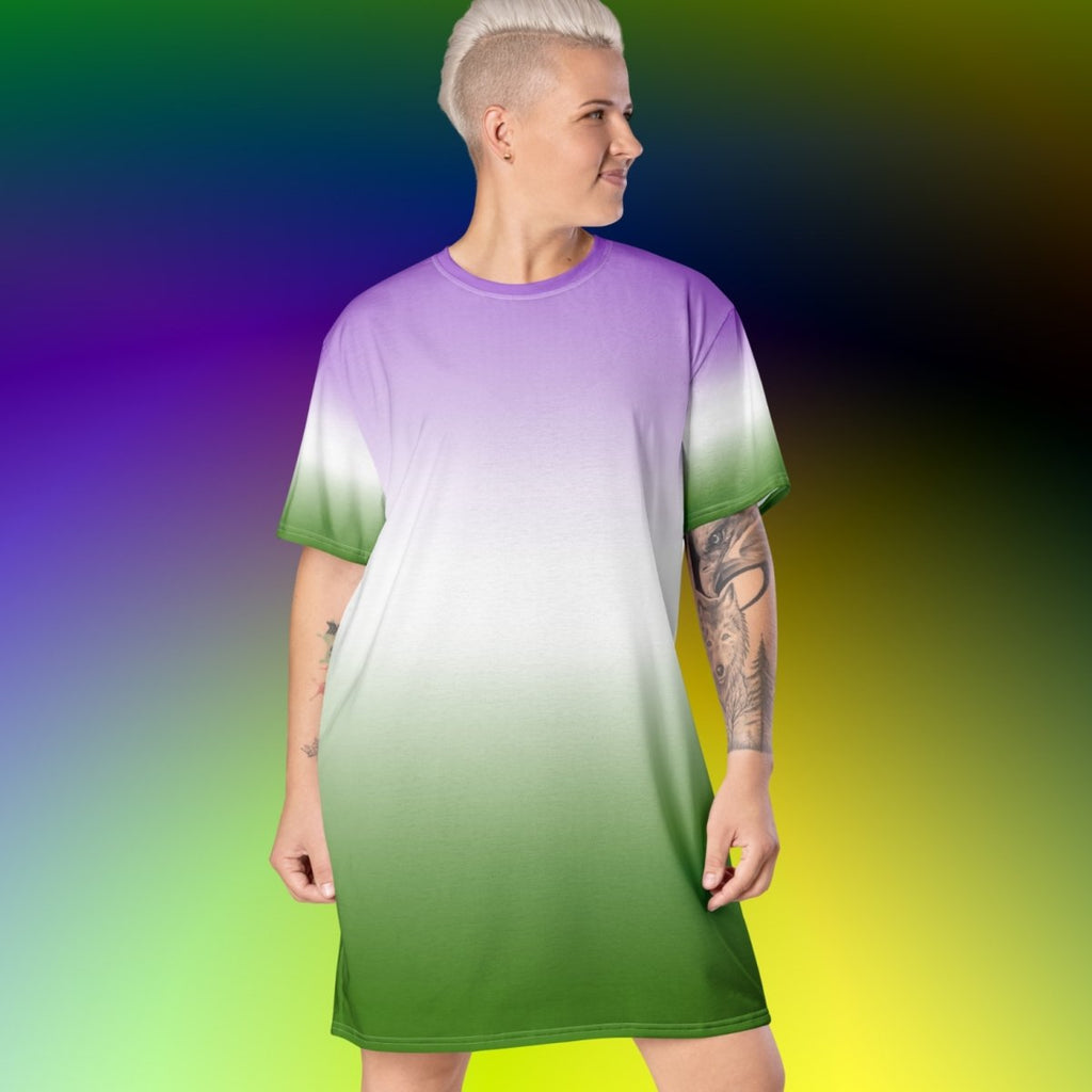 Ombré Genderqueer Flag Dress - On Trend Shirts