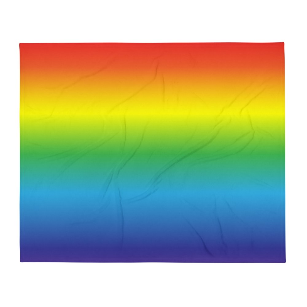 Ombré Rainbow Flag Blanket - On Trend Shirts
