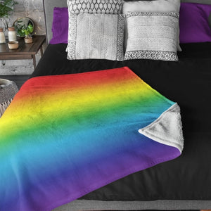 Ombré Rainbow Flag Blanket - On Trend Shirts