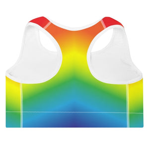 Ombré Rainbow Sports Bra - On Trend Shirts