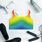 Ombré Rainbow Sports Bra - On Trend Shirts