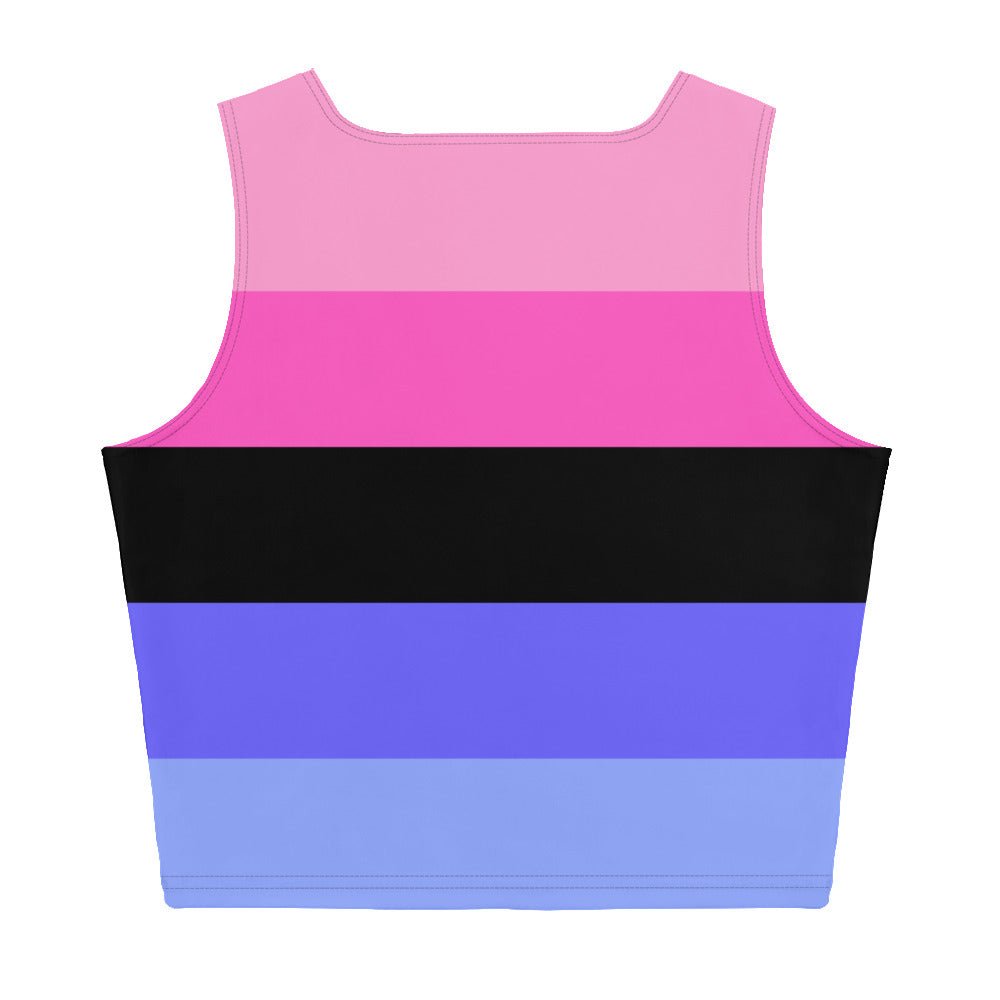 Omnisexual Flag Crop Top - On Trend Shirts