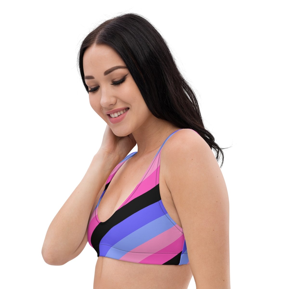 Omnisexual Flag Recycled Padded Bikini Top - On Trend Shirts