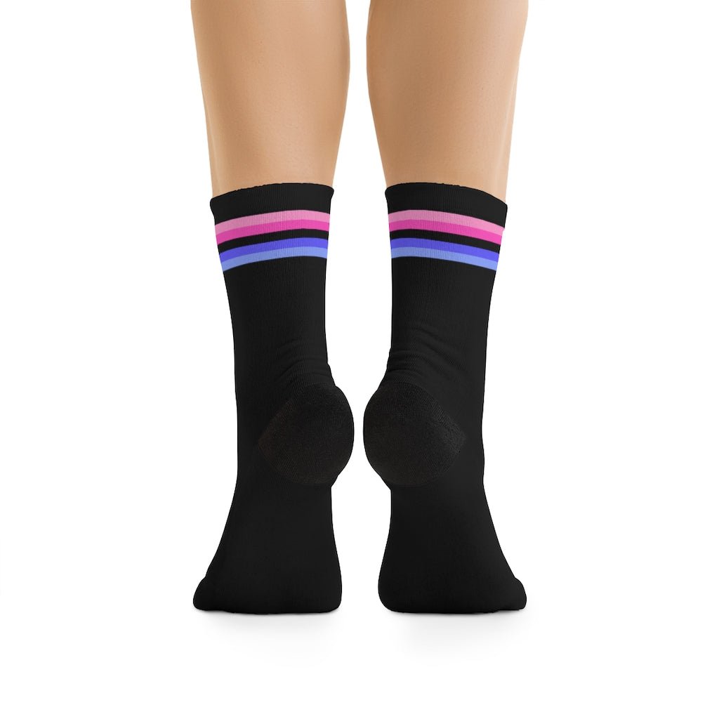Omnisexual Flag Socks - black - On Trend Shirts