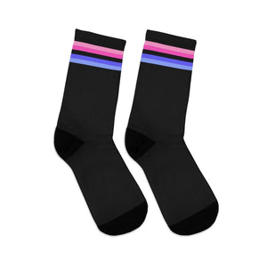 Omnisexual Flag Socks - black - On Trend Shirts